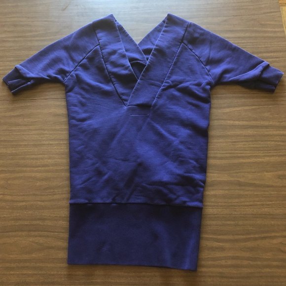 Maison Margiela MM6 Purple Sweatshirt Dress - Picture 3 of 6